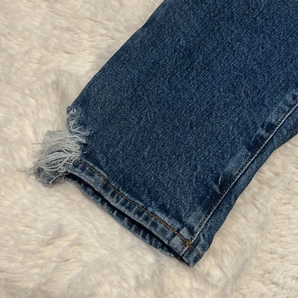 AGOLDE Distressed High-waisted Jeans size 28 - Picture 4 of 5
